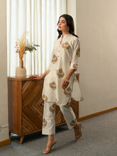 Co-ord Set in Chanderi Silk Fabric with Hand Block Printing